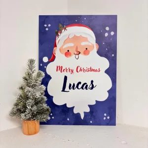Santa Easel Boy