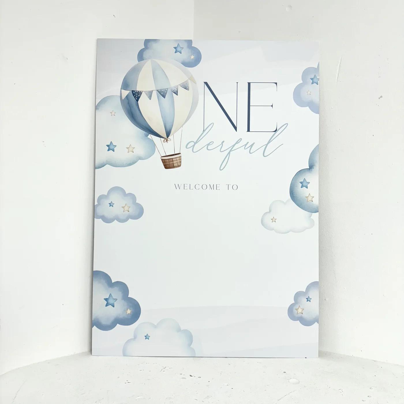 One-derful Easel Sign