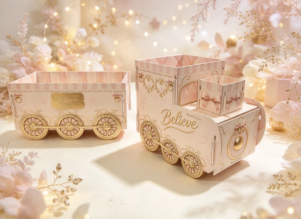 Express Believe Christmas Gift Train & Gift Carriage