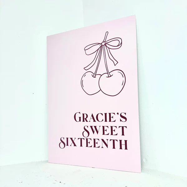 Sweet Sixteenth Easel Sign