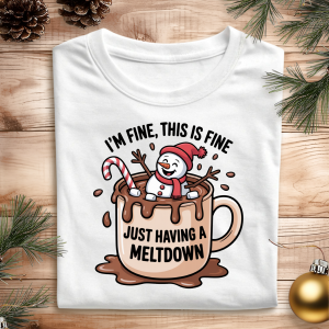 DTF I'm Fine, This is Fine, Just Having a Meltdown