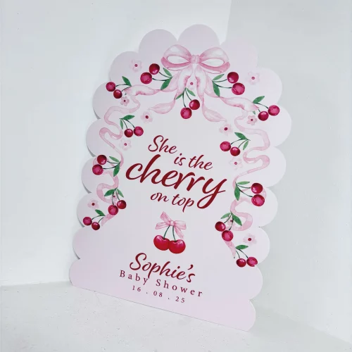 Cherry On Top Easel Sign