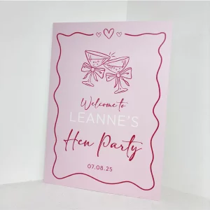 Hen Party Easel Sign
