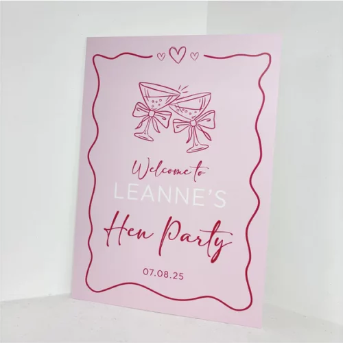 Hen Party Easel Sign