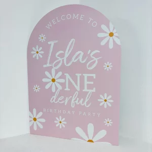 Daisy onederful Easel Sign