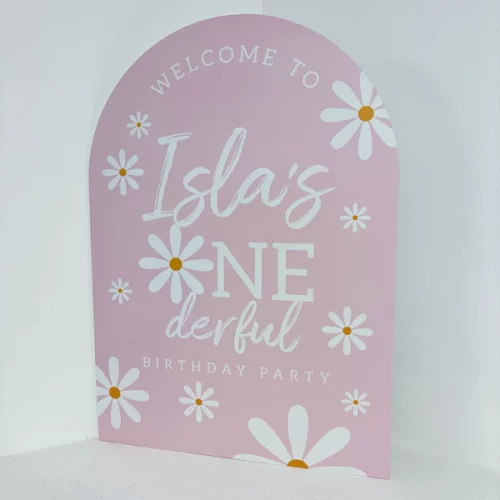 Daisy onederful Easel Sign