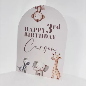 Safari Easel Sign