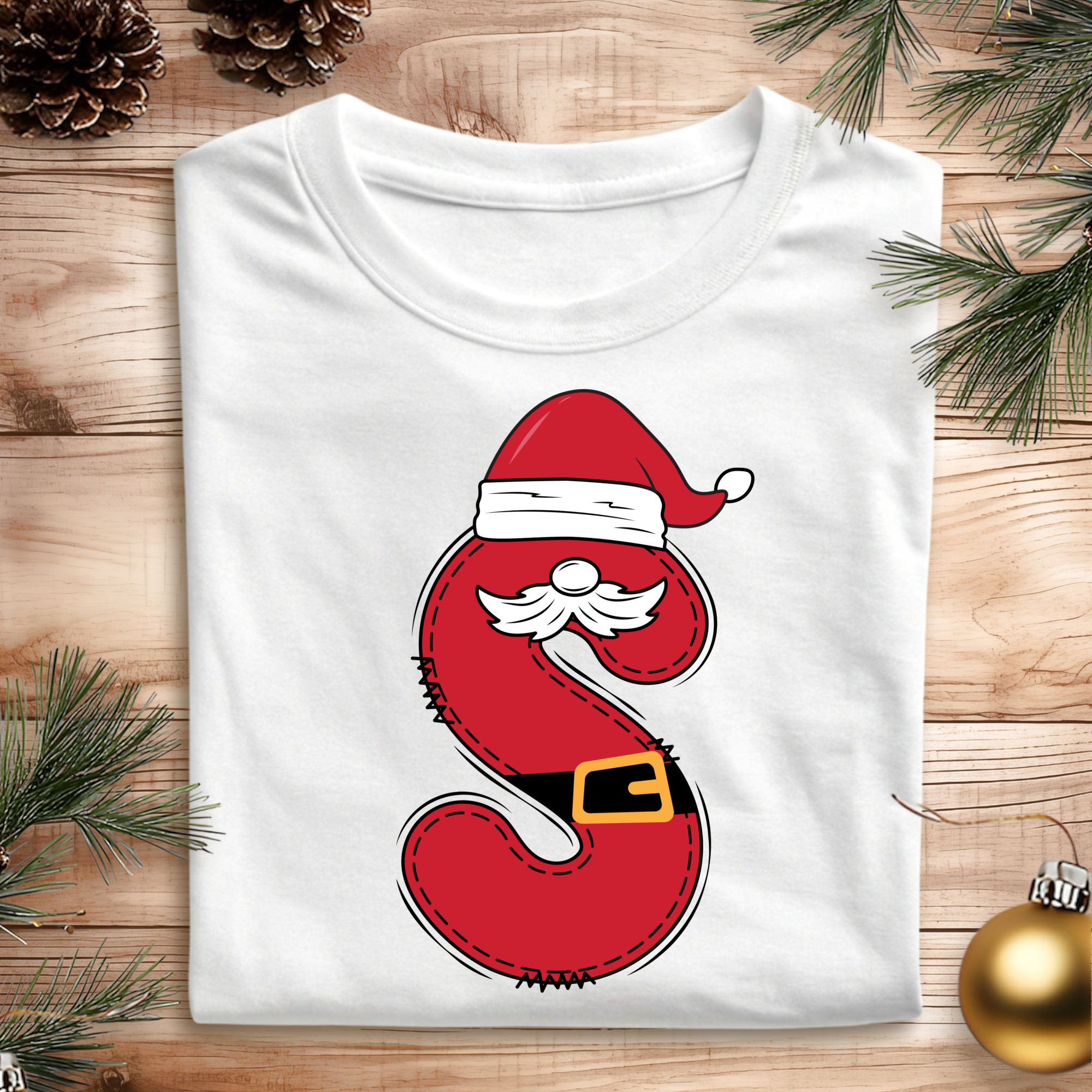 DTF Christmas Letters - Santa