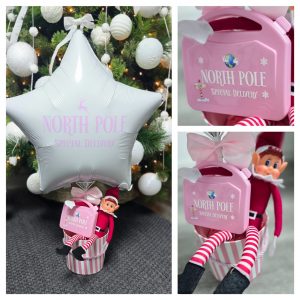 Elf Return Balloon Kit with suitcase