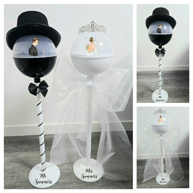 Wedding Decal - Bride & Groom