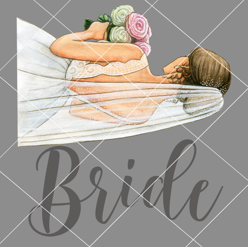 Wedding Decal - Bride & Groom - Image 3