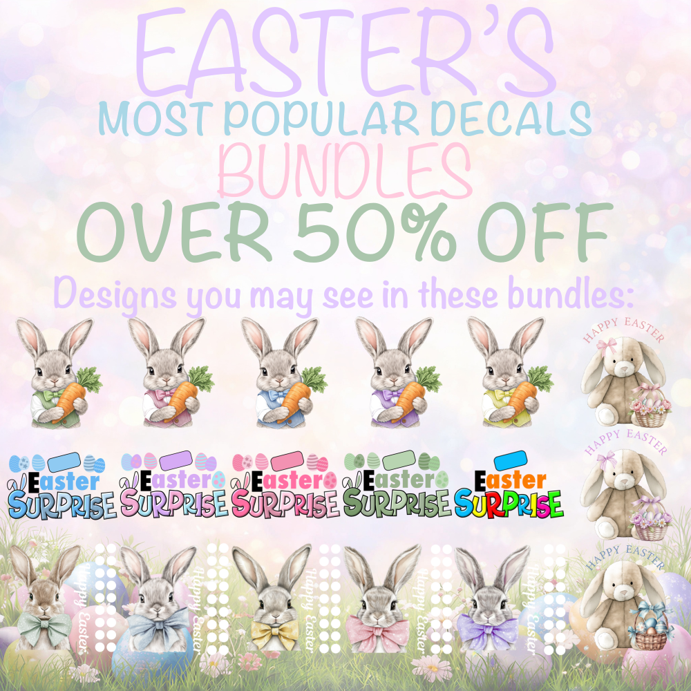 Most Popular Easter UV DTF Bundles - Over 50% OFF