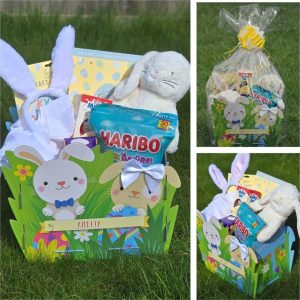 Easter Gift basket with stickers