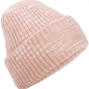 Chunky knit reverse patch beanie