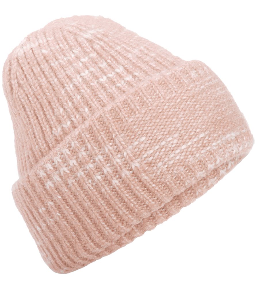 Chunky knit reverse patch beanie