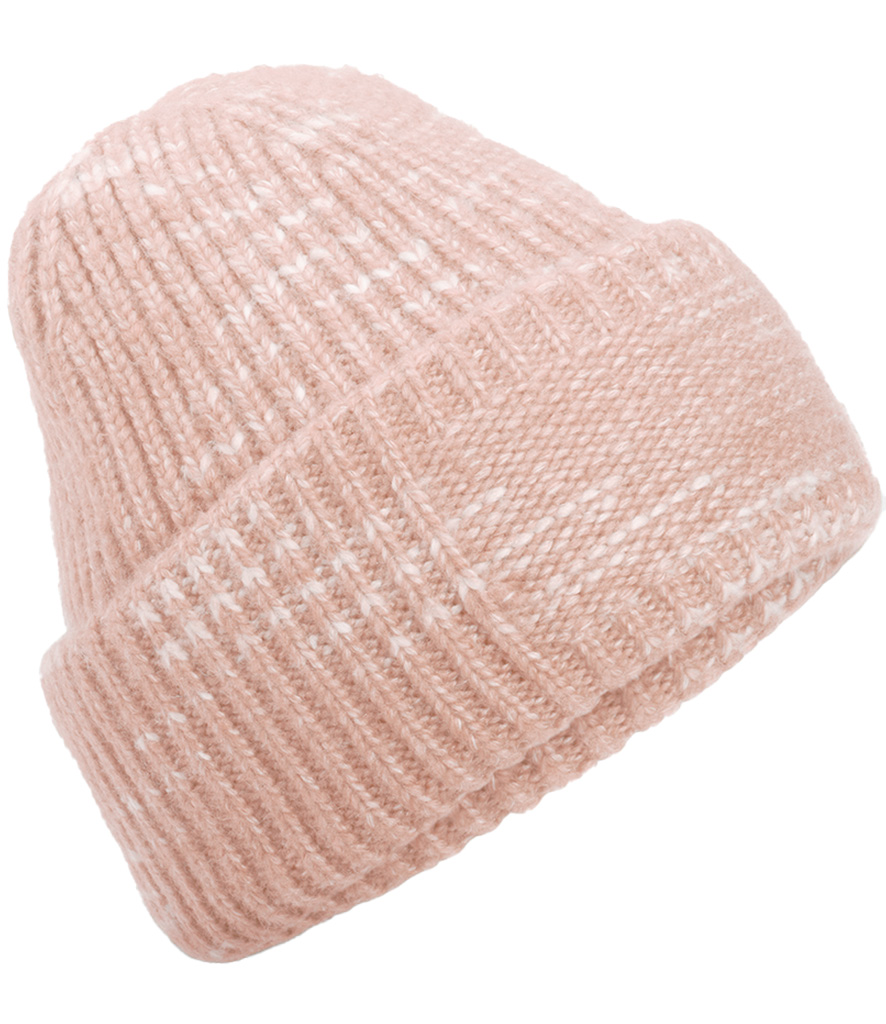 Chunky knit reverse patch beanie