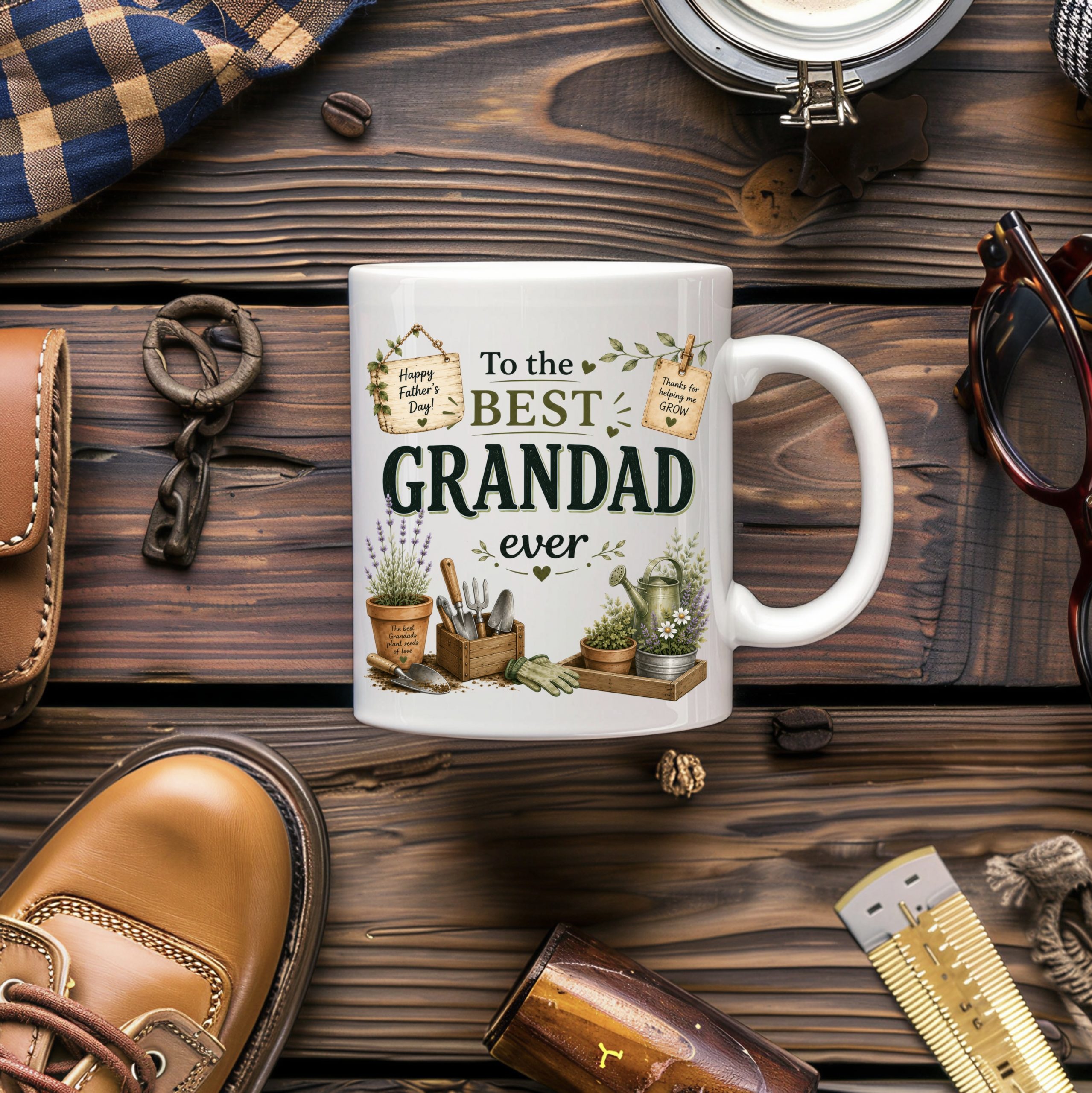 UVDTF Decal - To the best Dad or Grandad ever - Image 2