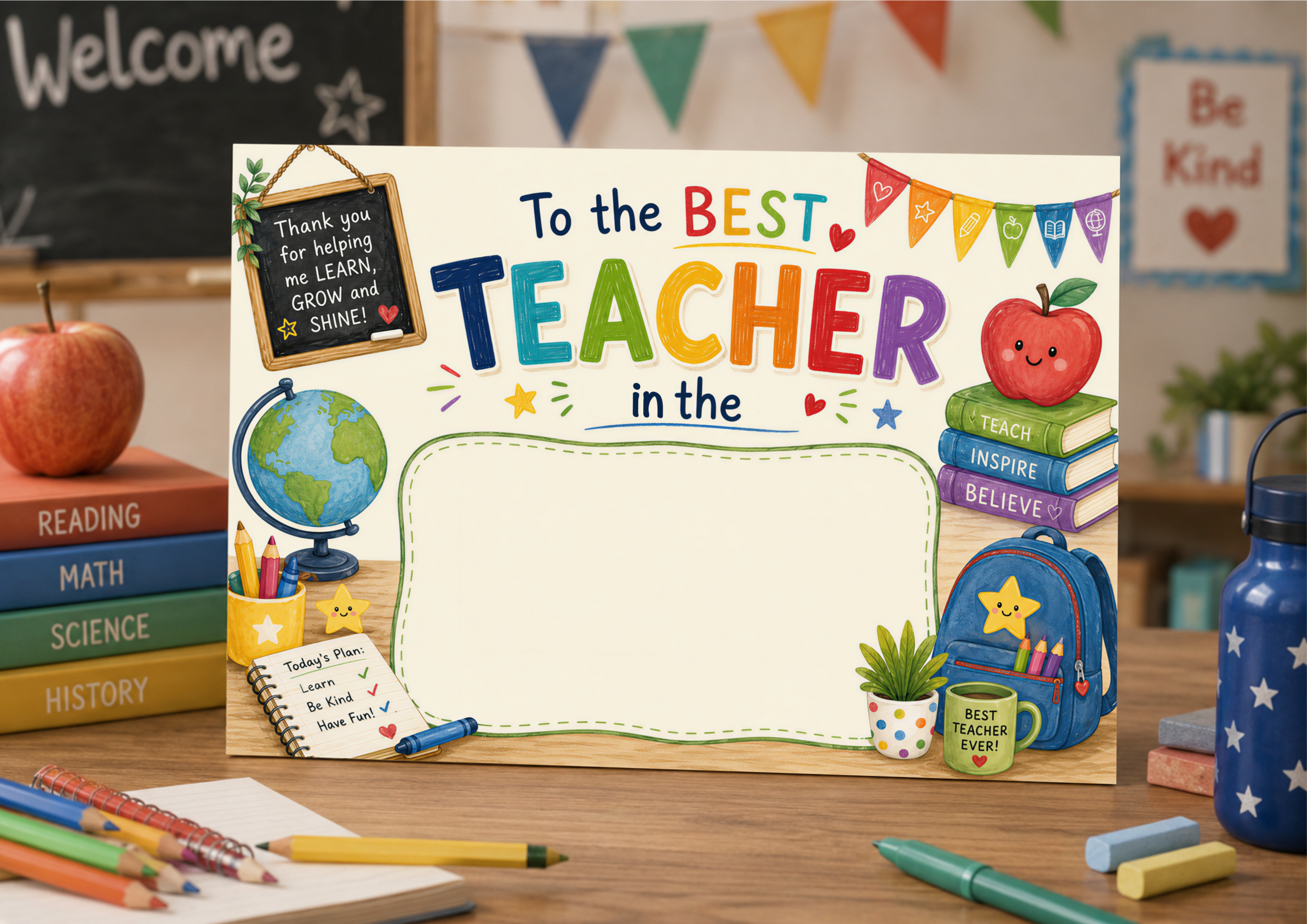 Choc Board – To the best Teacher in the galaxy