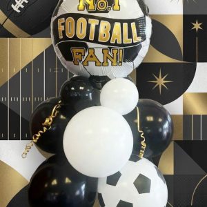 Fathers Day Balloon Display - No1 Football Fan