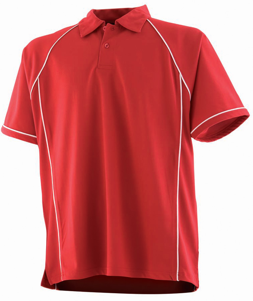 Men's Piped performance polo - Image 16