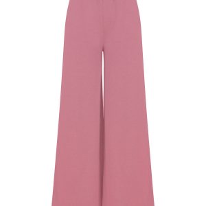 Women's sustainable fashion wide leg joggers