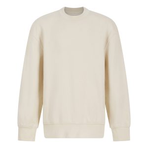 Kids sustainable fashion curved hem sweatshirt