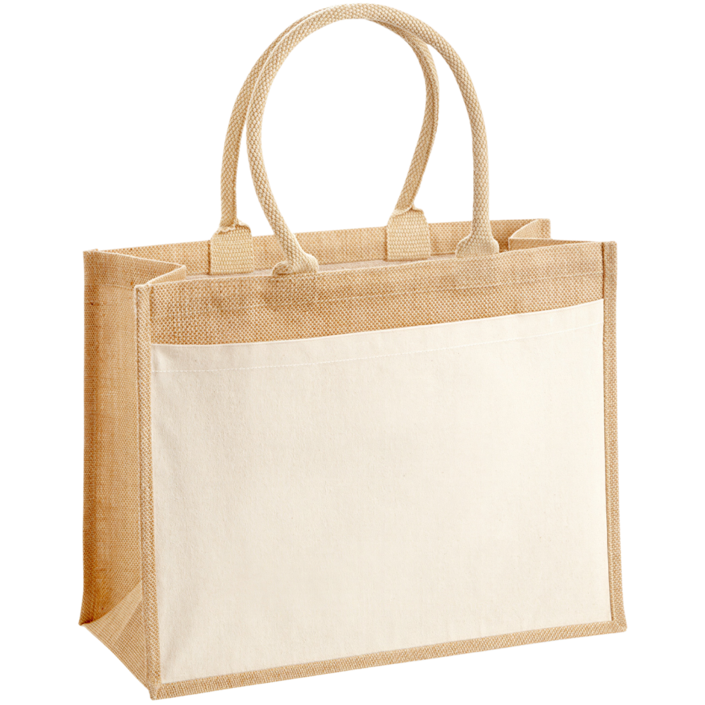 Westford Mill Pocket Jute Shopper 6L, 14L & 21L