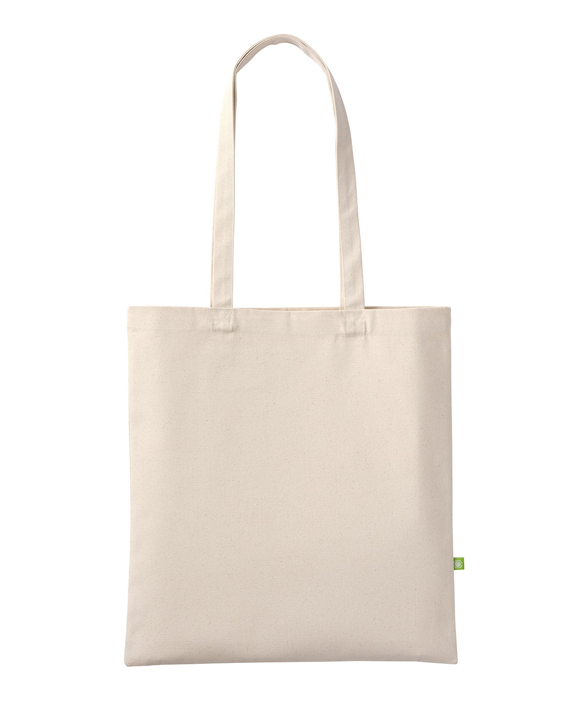 Premium organic canvas shopper long handle