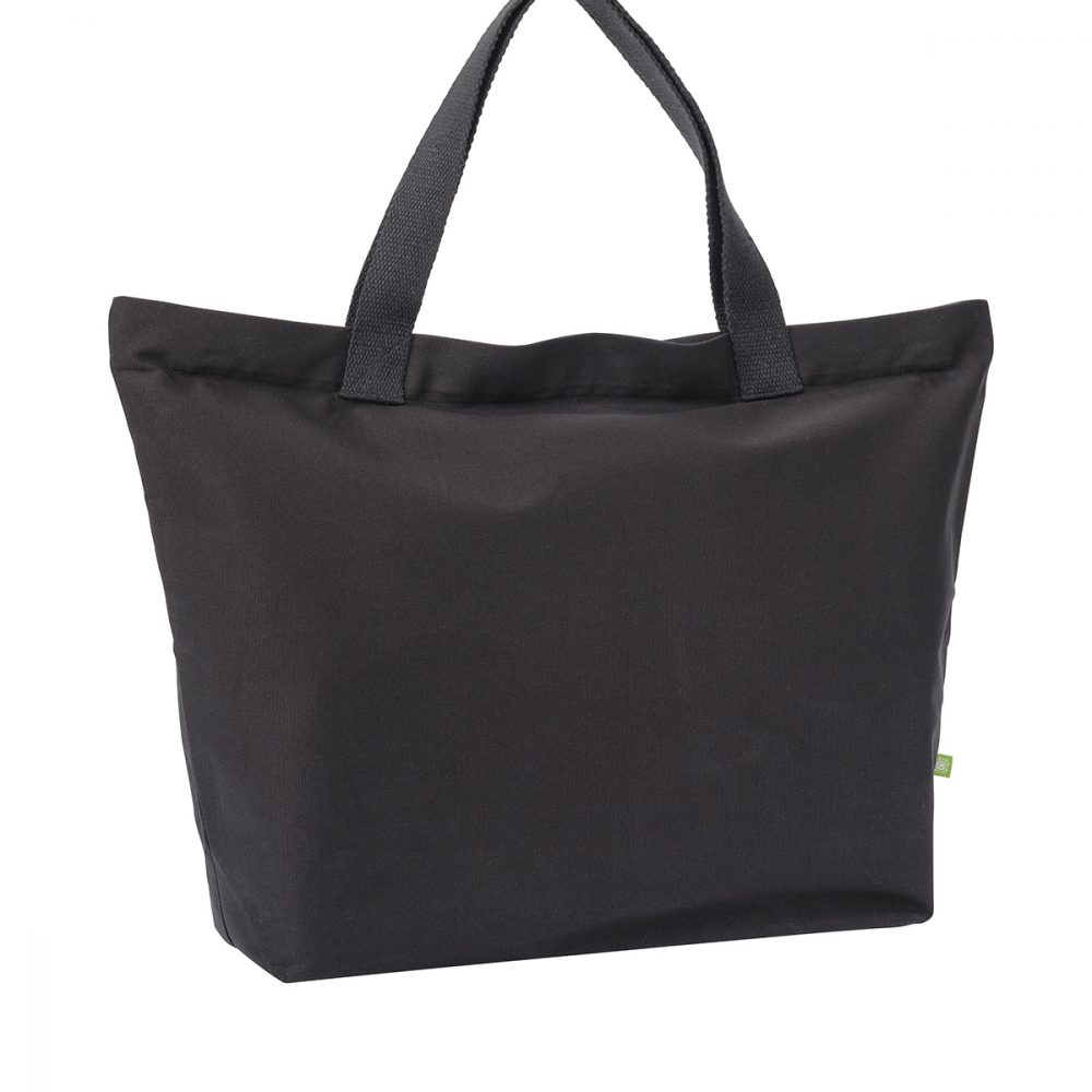 Elba organic canvas premium zip tote