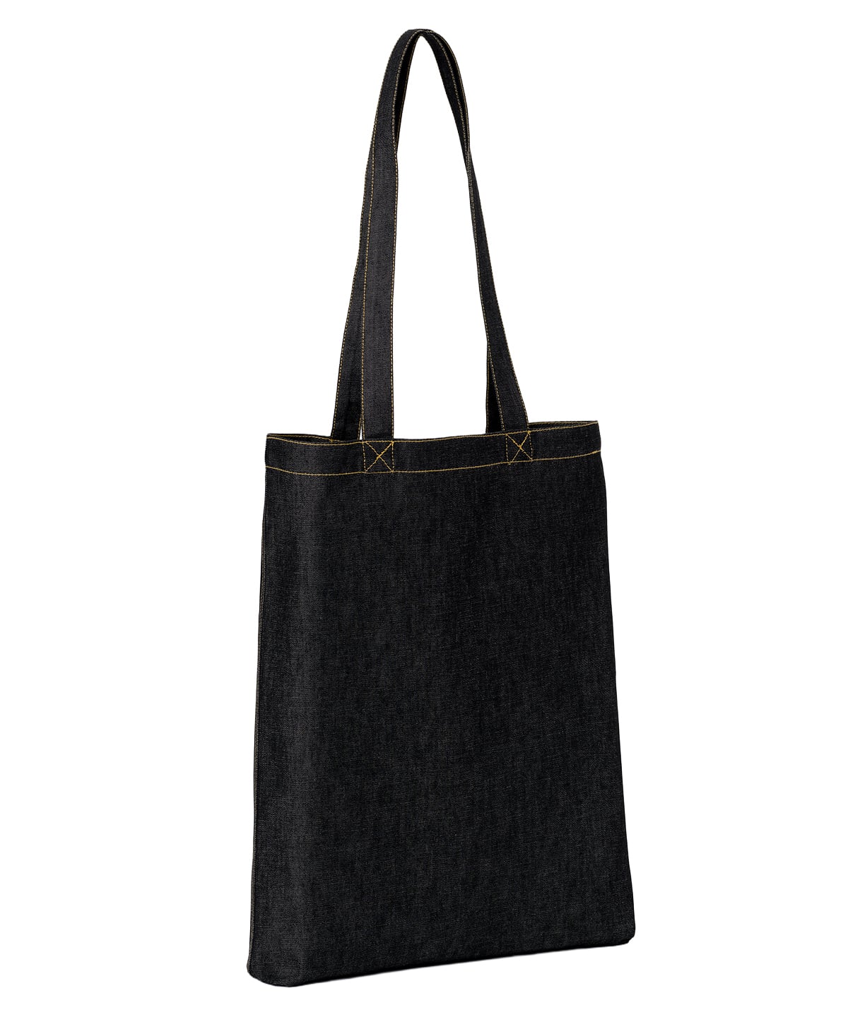 Denim ‘flat base’ shopper - Image 2