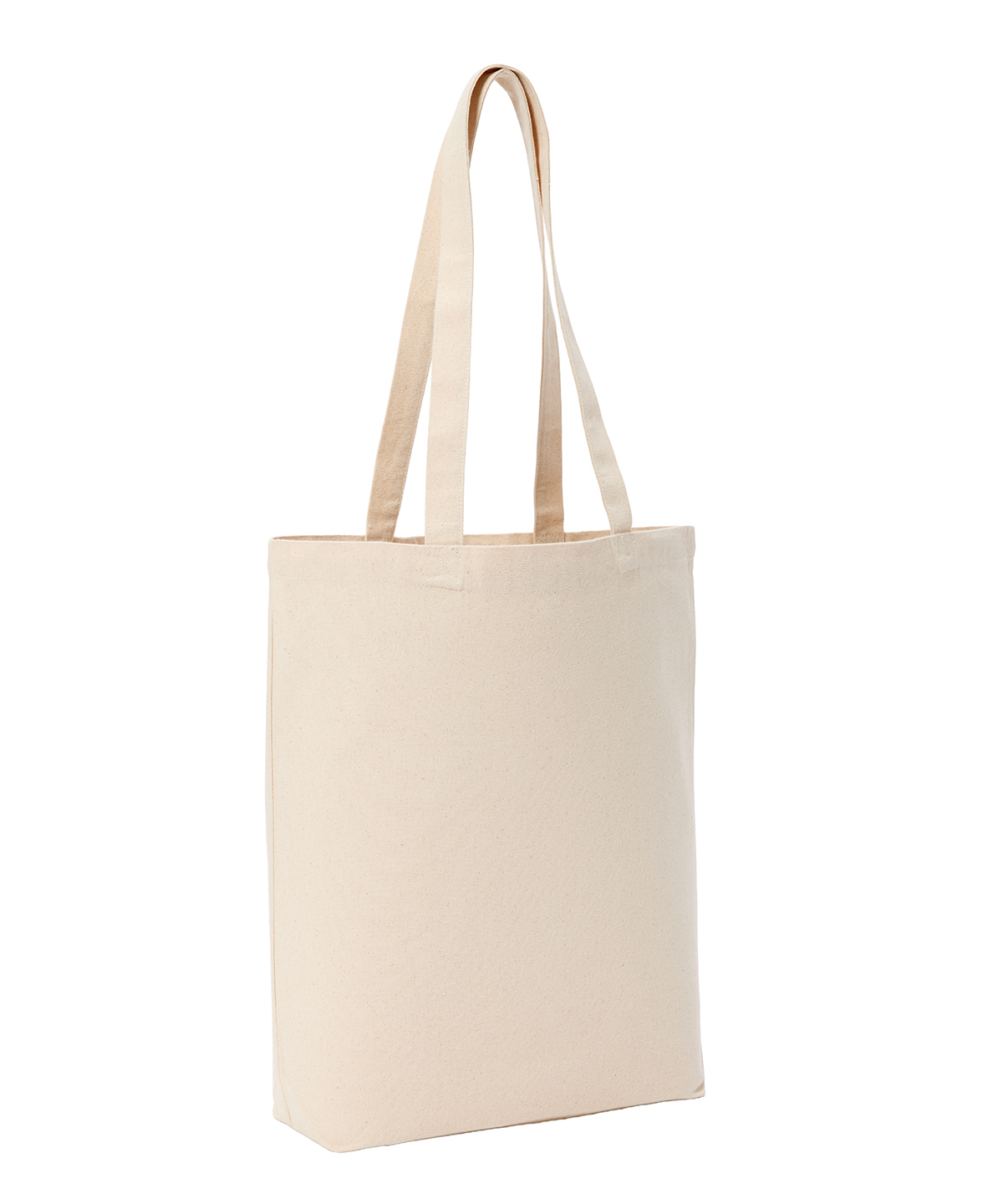 Recycled premium canvas ‘flat base’ shopper - Image 5