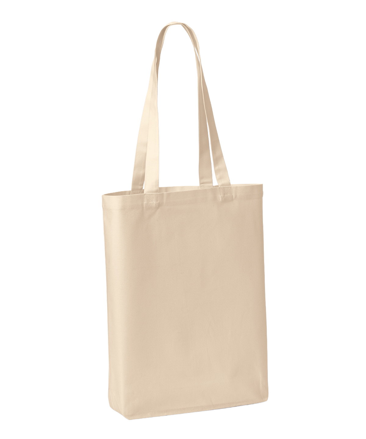 Recycled premium canvas ‘flat base’ shopper - Image 3