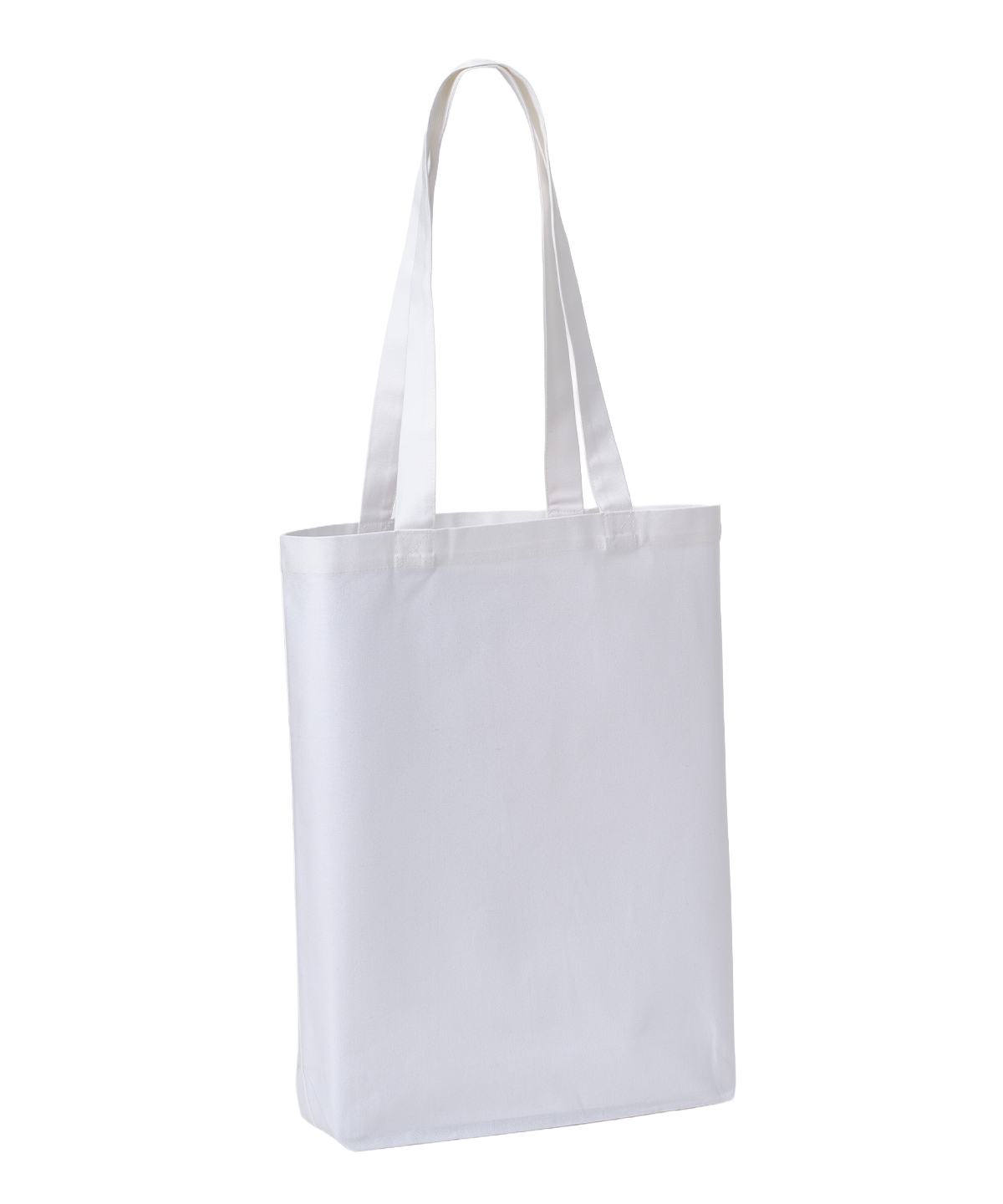 Recycled premium canvas ‘flat base’ shopper - Image 2