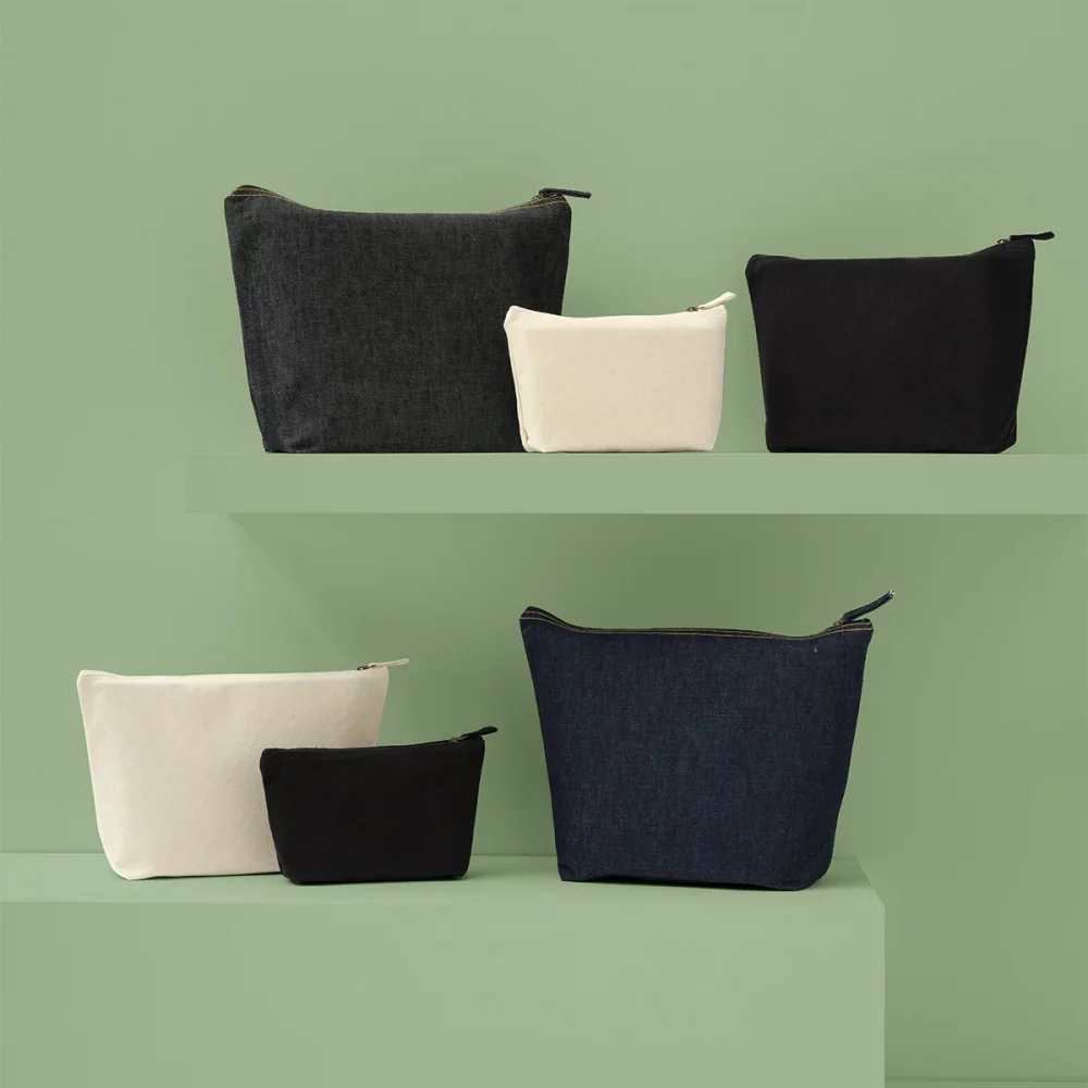 Recycled luxe accessory bag