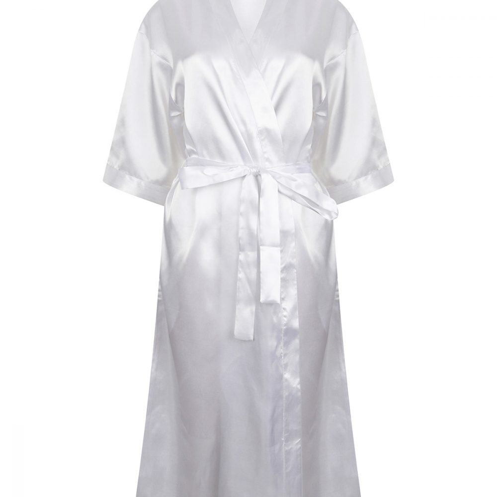 Women's satin robe