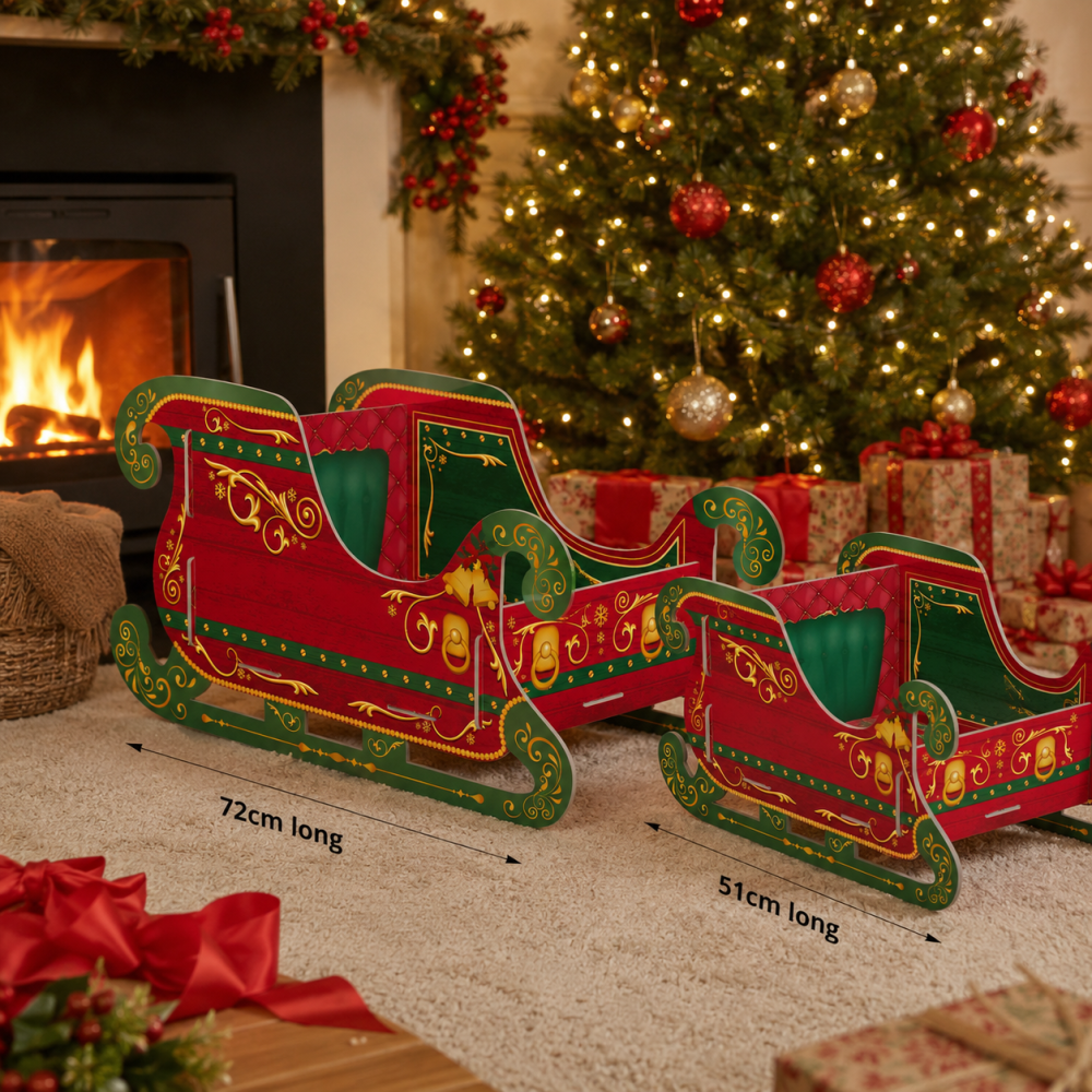 PRE ORDER Santa present sleigh - Standard