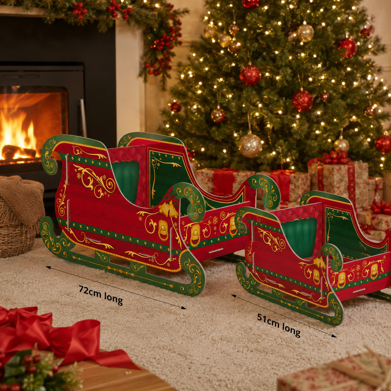 PRE ORDER XL Santa present sleigh - Extra large