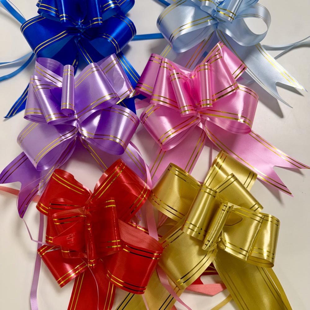 Pull Bows with gold edge