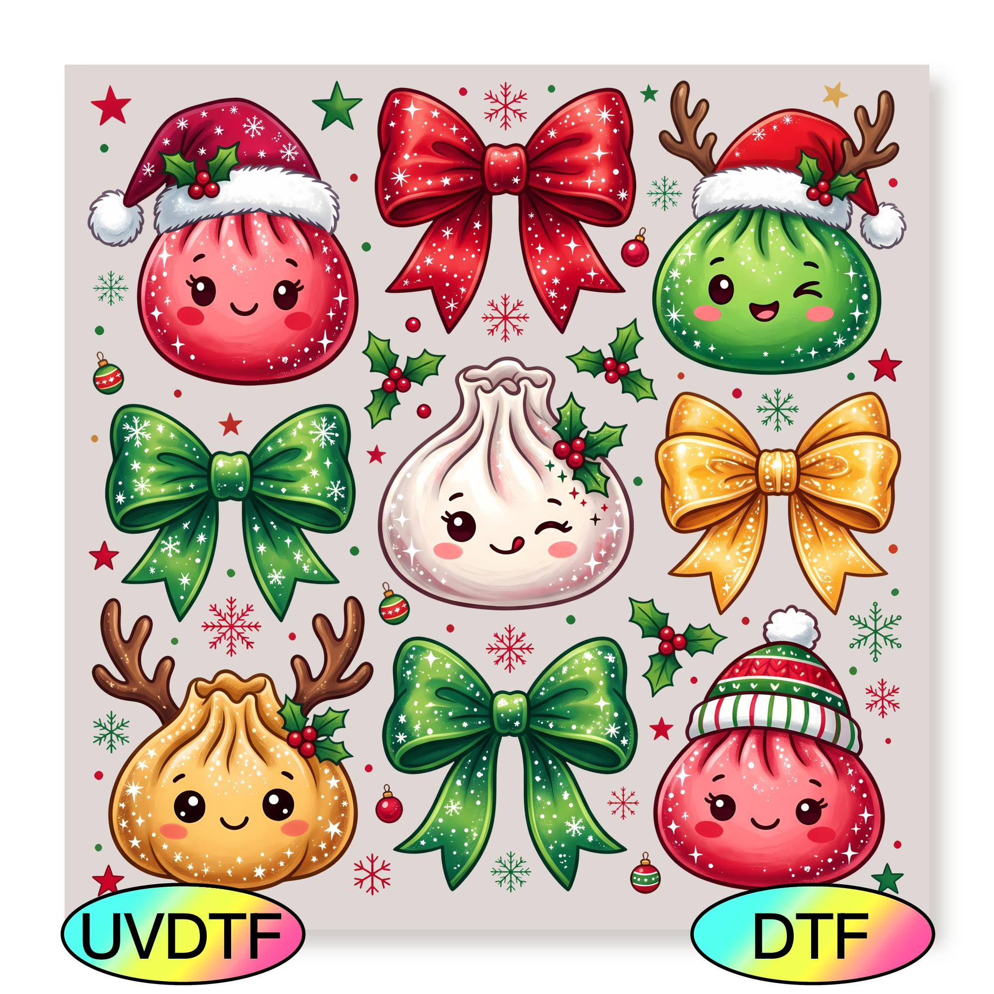 Christmas Dumplings - Decal