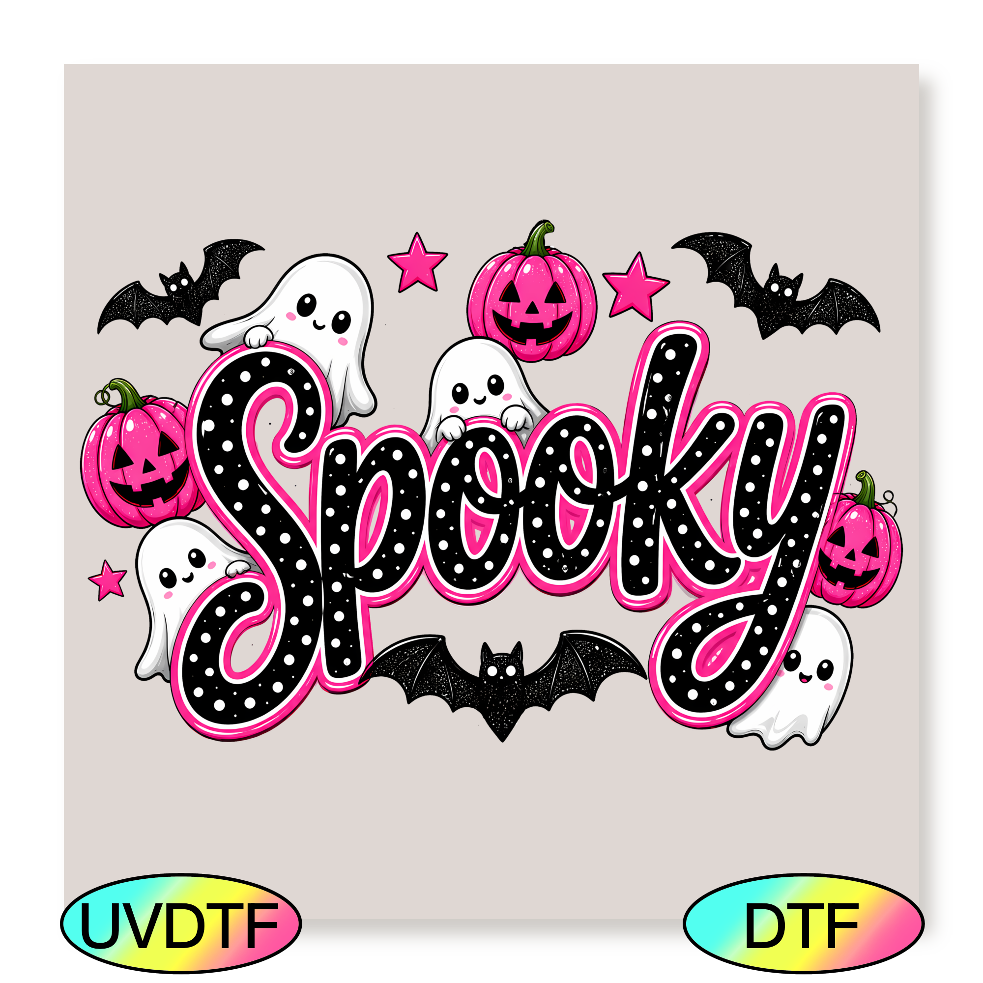 Pink Spooky (Ghosts) - Decal
