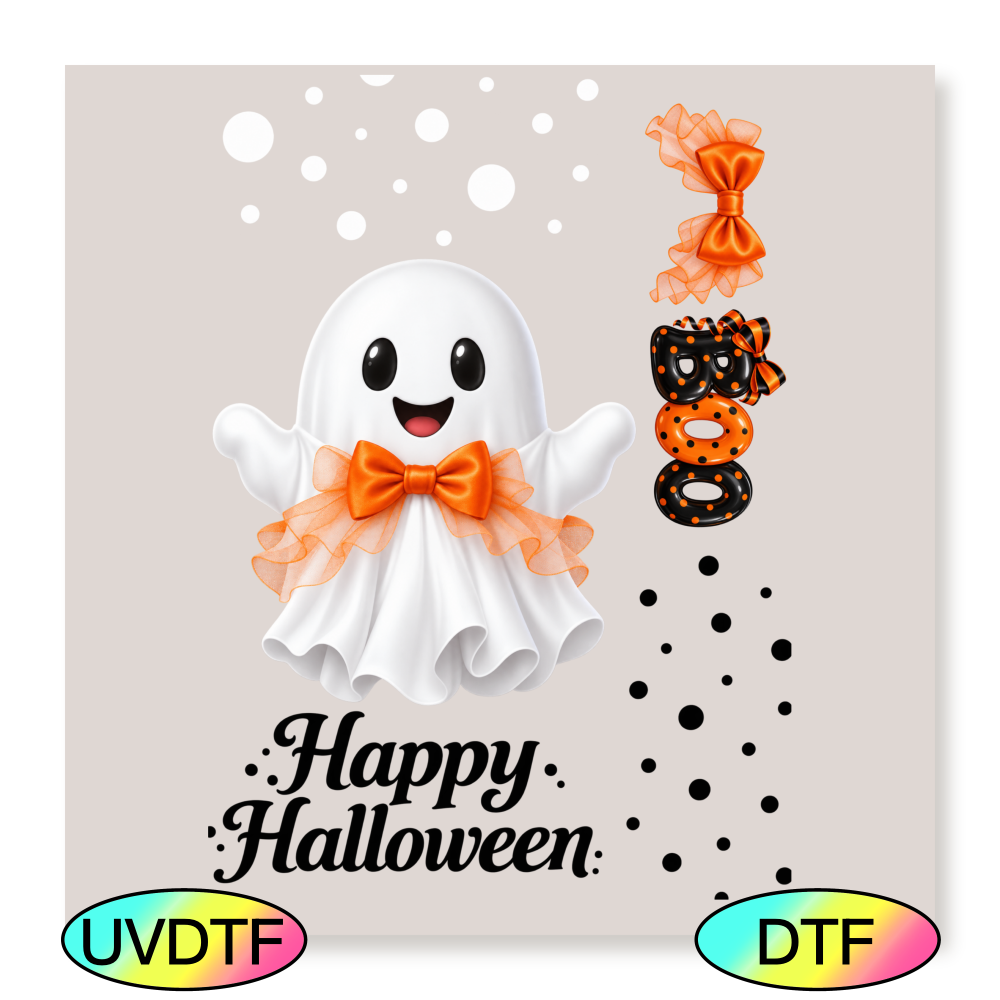 Happy Halloween Boo Gangsheet - A5